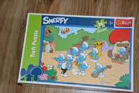 Puzzle gigant Smerfy 36 elementów Trefl