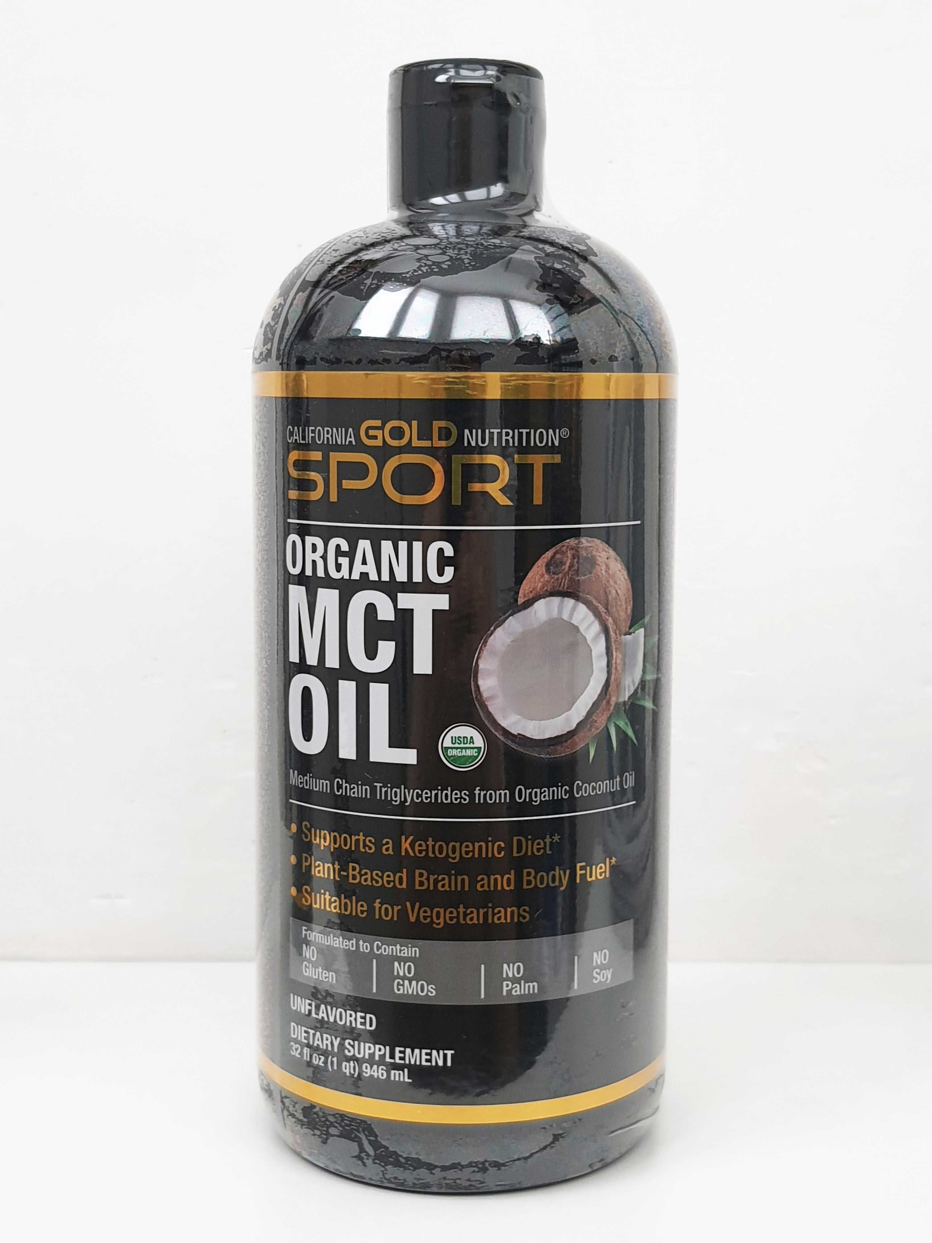 СЦТ кокосового масла California Gold Organic MCT Oil, 355/946 мл