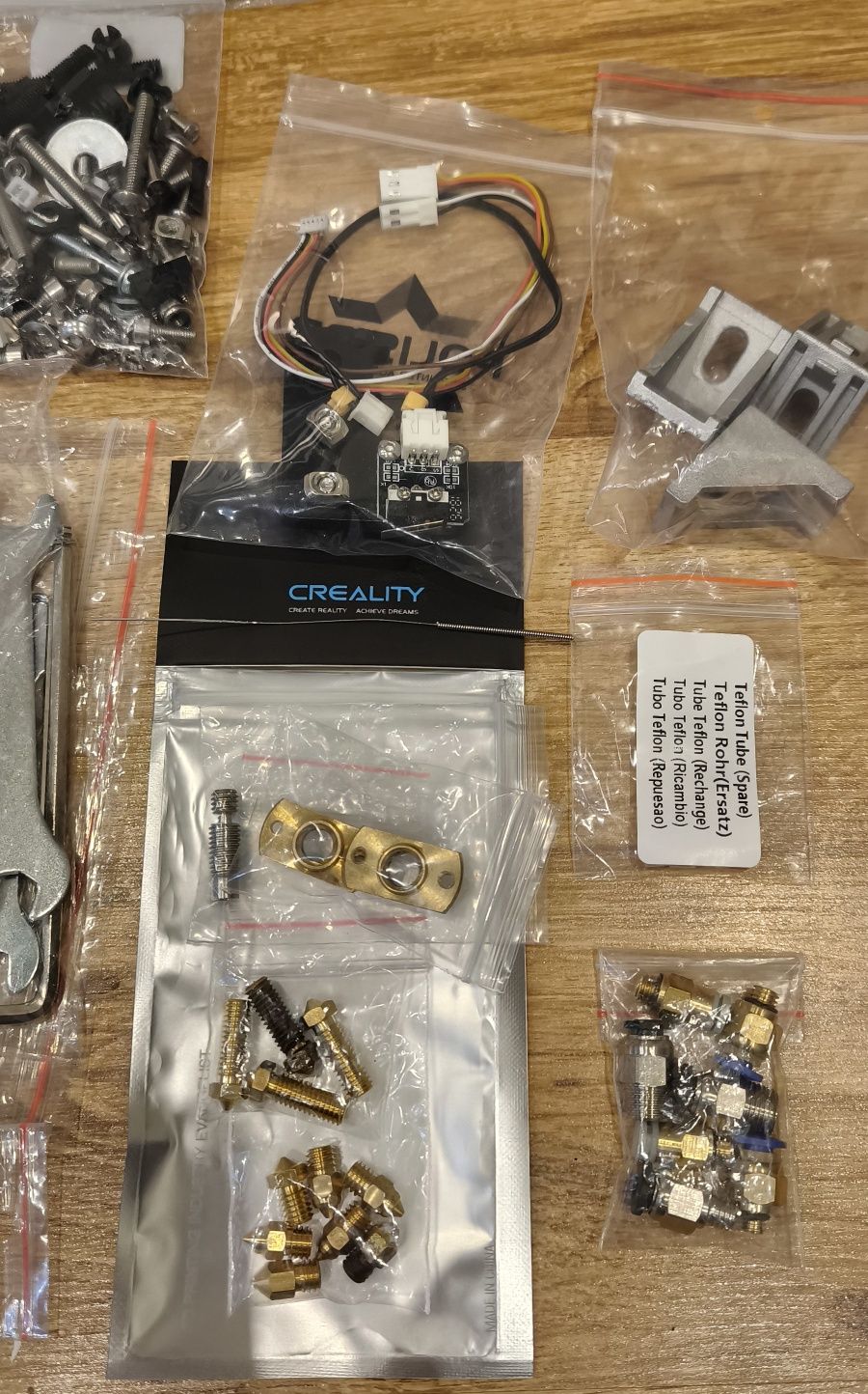 Creality Ender 3 - SKR E3 V3, 3DTouch, V6 Volcano, bogaty zesta