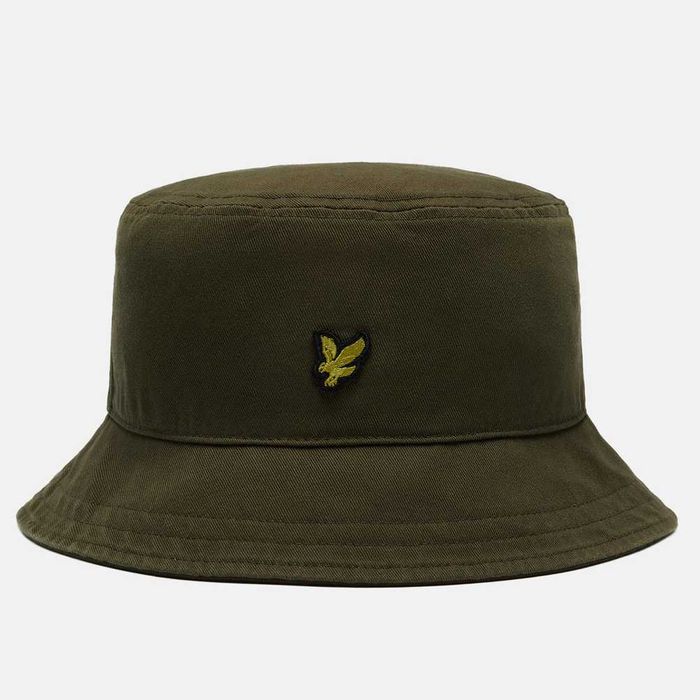 Lyle & Scott Embroidered Script Logo Olive панама панамка оригінал