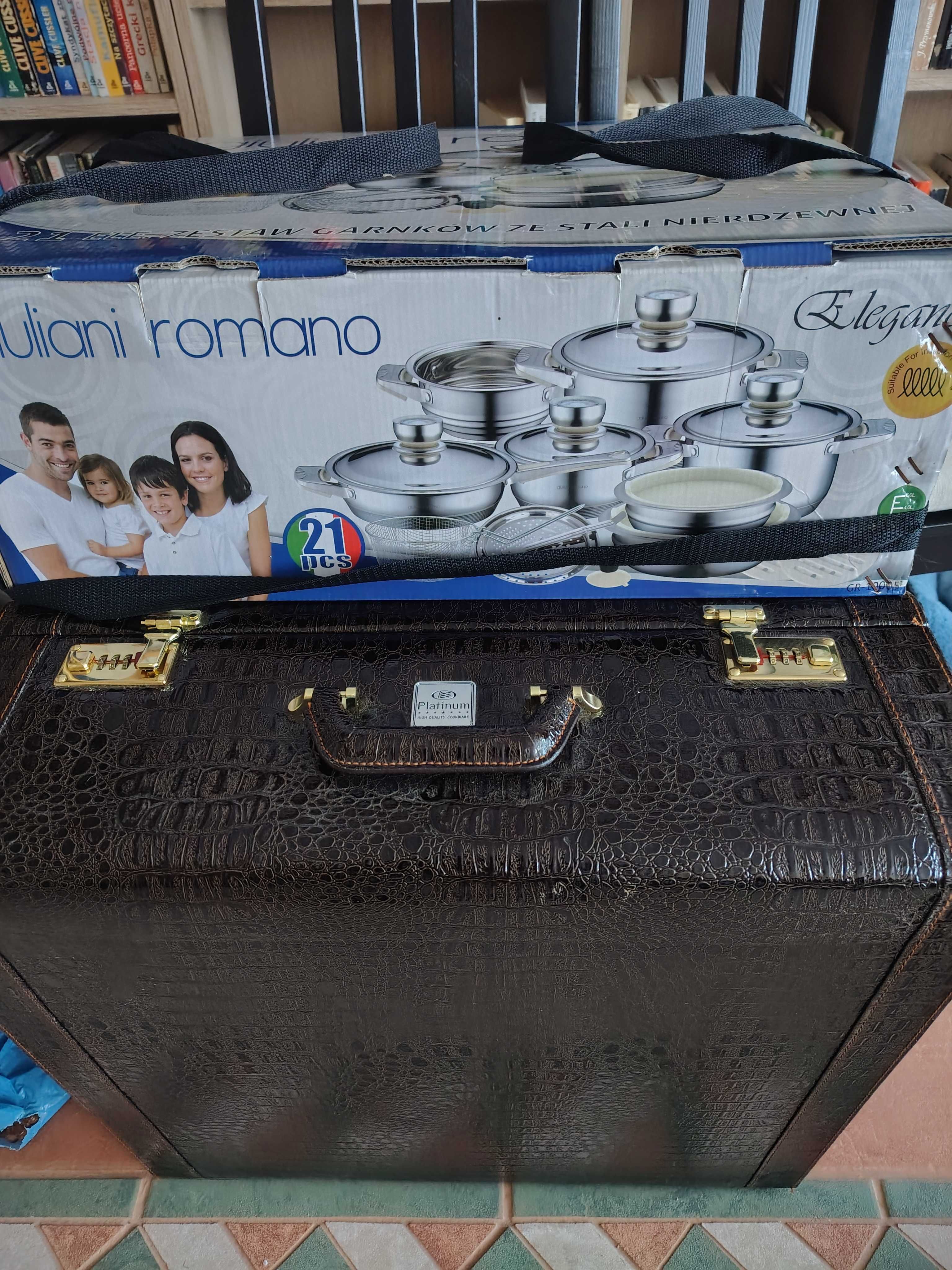 Zestaw garnków Giuliani Romano, Platinum i Leonardo