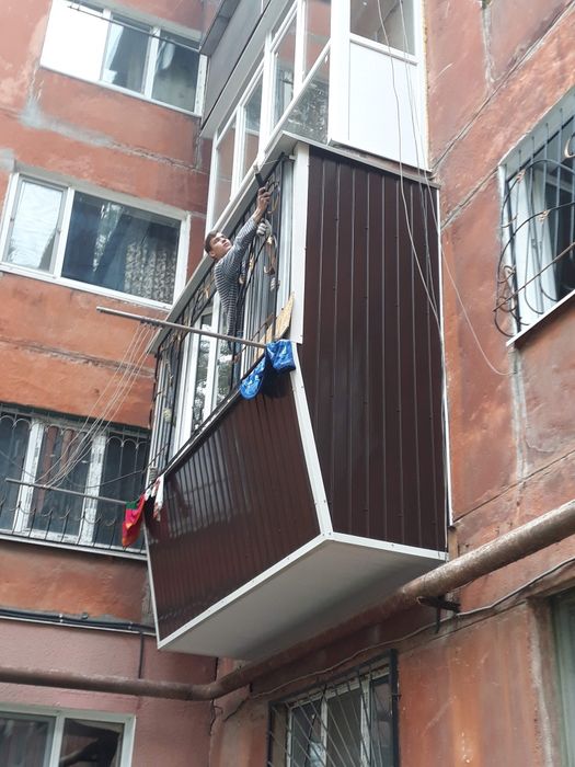 Балконы окна двери решётки Никополь