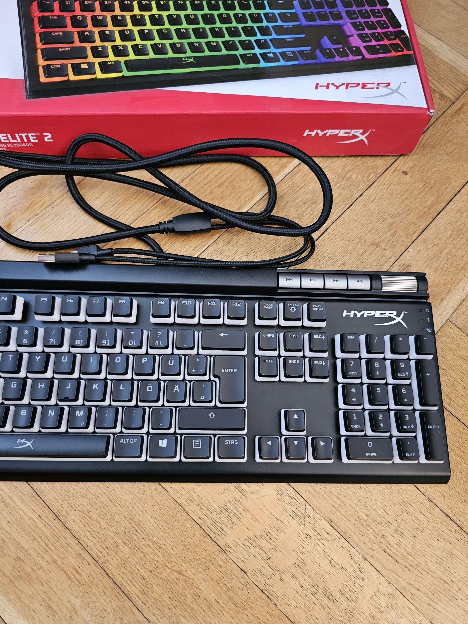 HyperX Alloy Elit 2 RGB Klawiatura mechaniczna Kingston Red switch