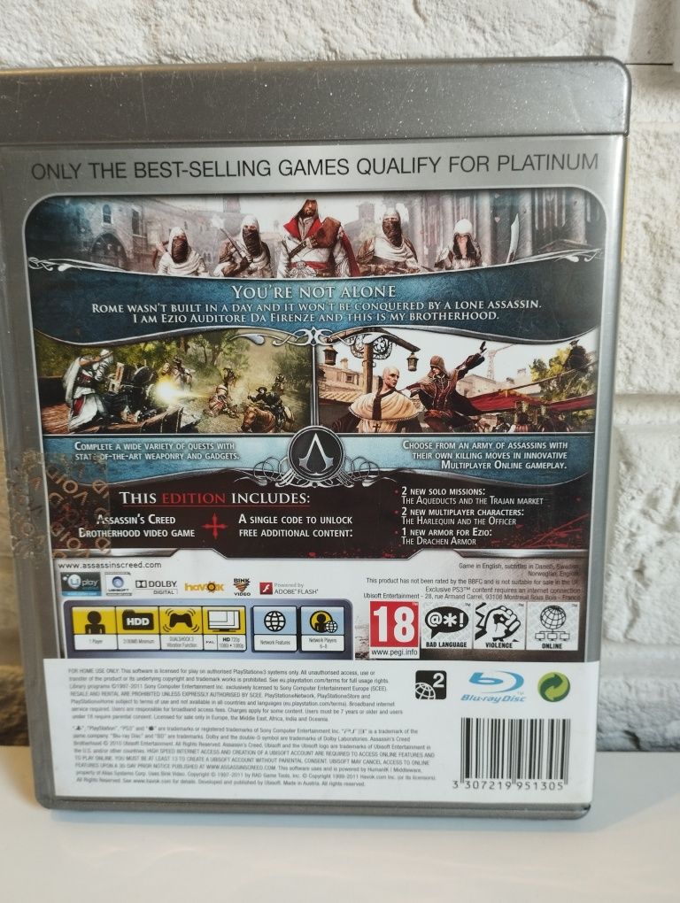 PS3 Assassin's Creed Brotherhood special edition
