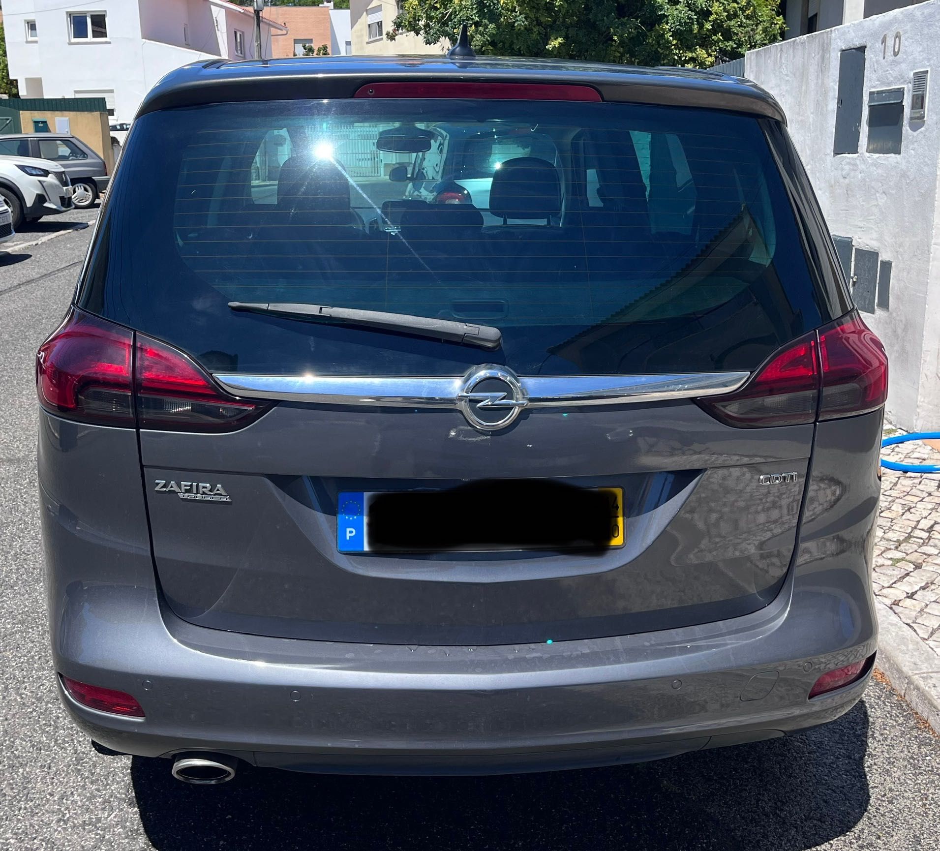 Opel Zafira 1.9 Diesel, 165cv, 7Lug, Cinza escuro, Excelente estado.