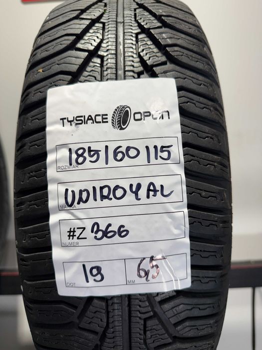 Opony Zimowe 185/60/15 Uniroyal MSPlus77 #Z366