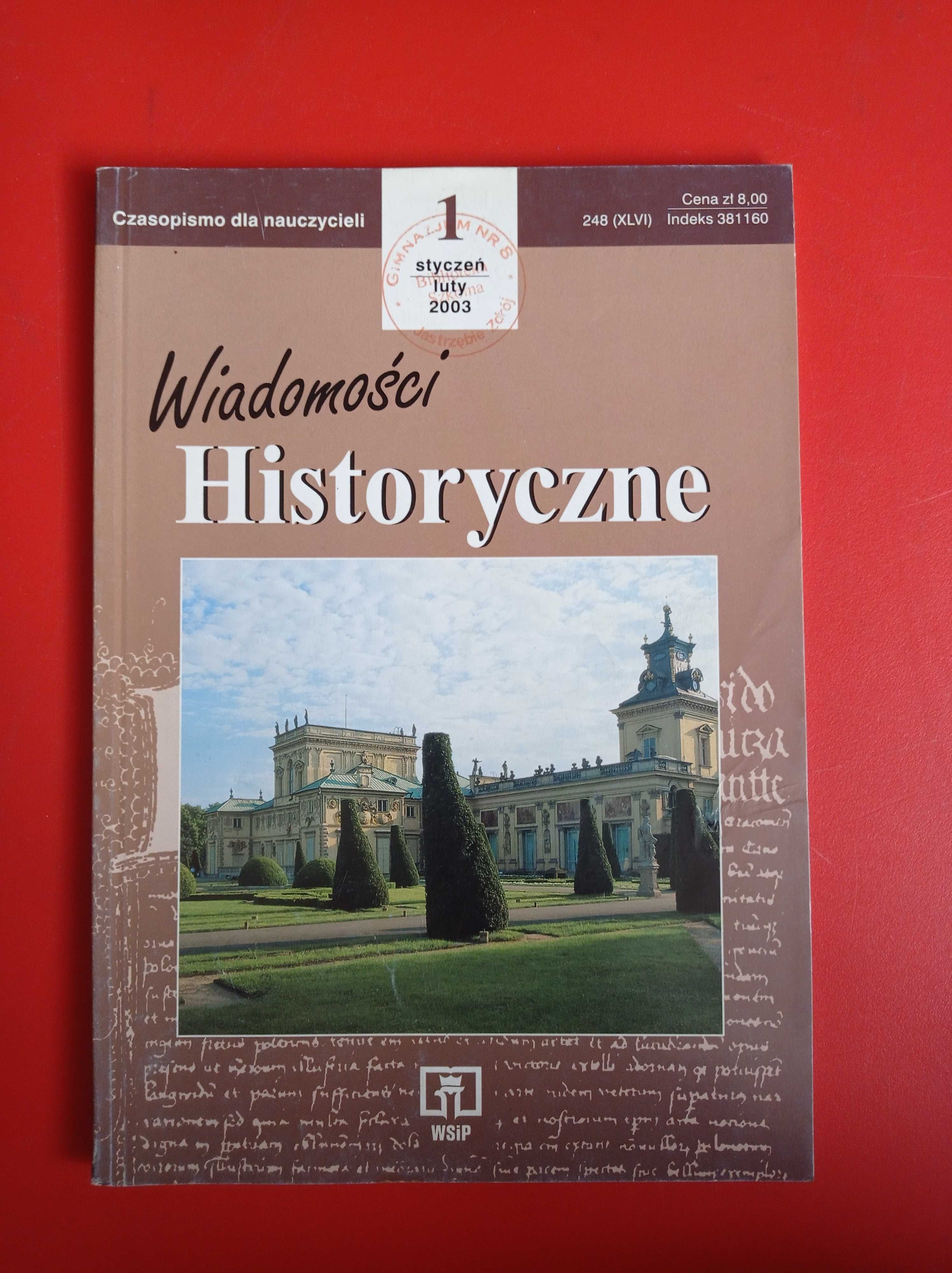 Wiadomości historyczne nr 1 styczeń/luty 2003