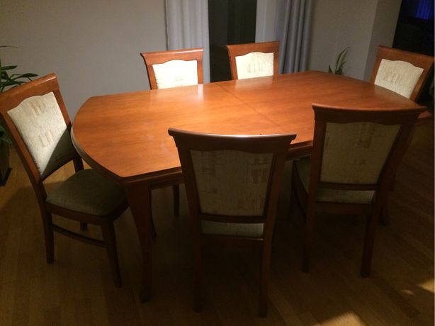 Stół  krzesła zestaw