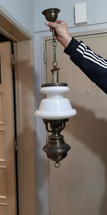 Candeeiro em latão vintage