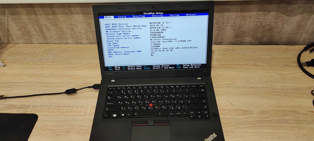 14' FHD Lenovo thinkpad T460P 16 GB/512 gb ssd/i7-6700HQ