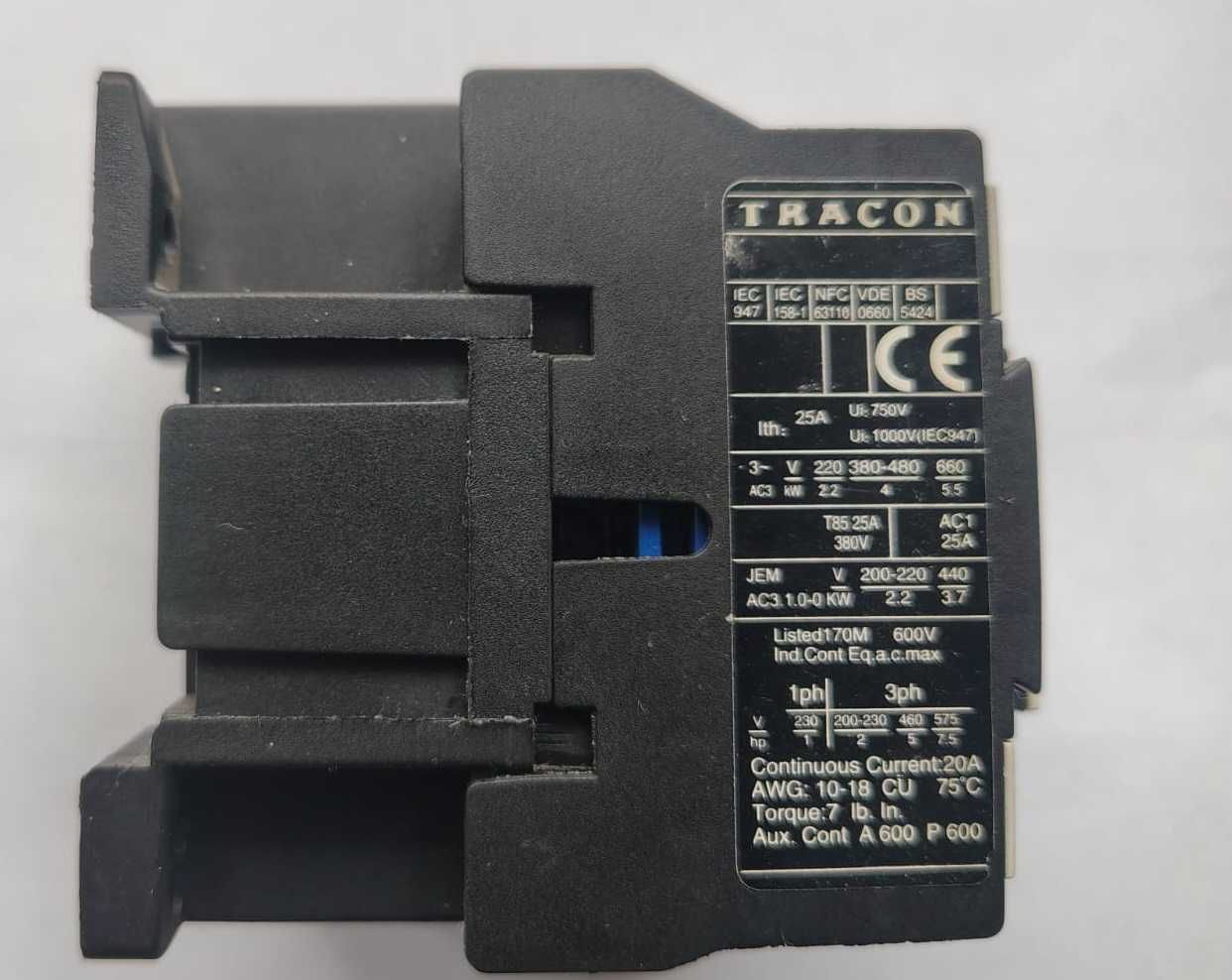 Stycznik 4kW/25A AC3, 400V