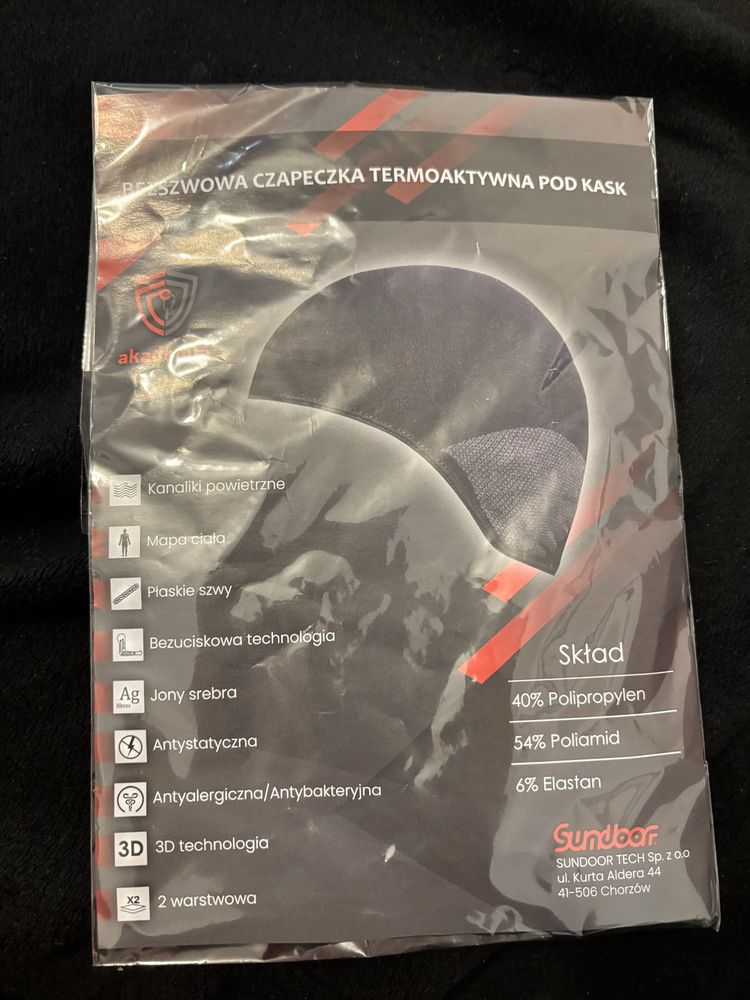 Czapka termoaktywna pod kask