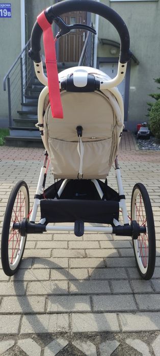 CYBEX AVI wózek do biegania + folia przeciwdeszcz. + moskitiera cybex