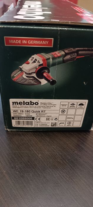 Ушм Metabo WE 19-180 Quick RT