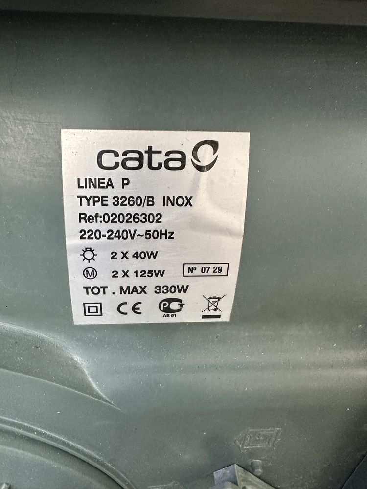 Витяжка CATA P 3260 B/INOX для кухні