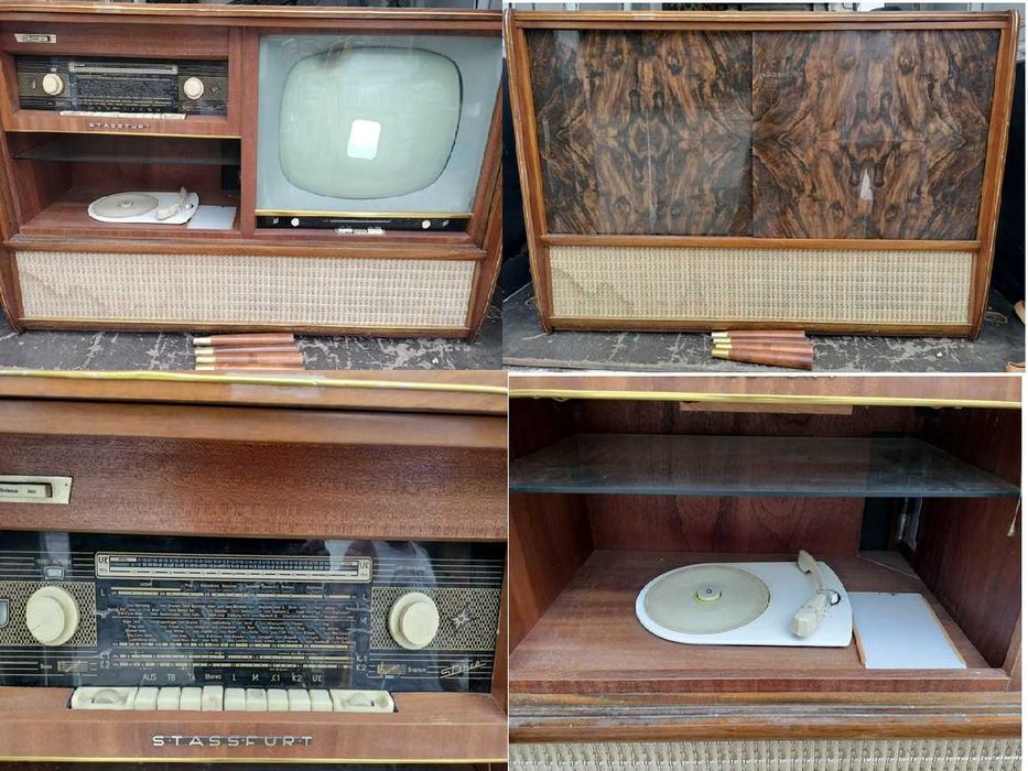 szafka z TV i sprzętem audio