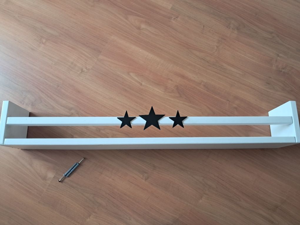 Hit! Półka półeczka na książki dla dzieci biała gwiazdki 80cm szerokoś