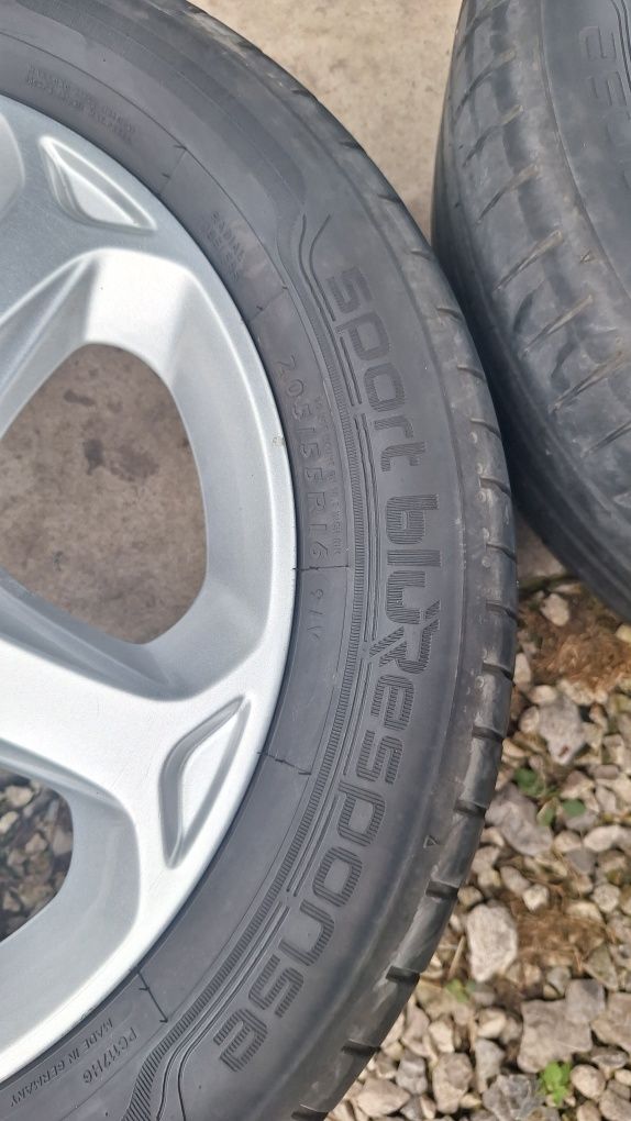 Koła letnie Felgi alu 16 5x108 opony 205/55 16 Ford Focus, C-max