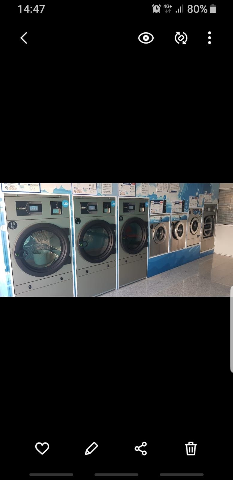 Máquinas de lavar e secar Roupa  para Lavandaria self-service