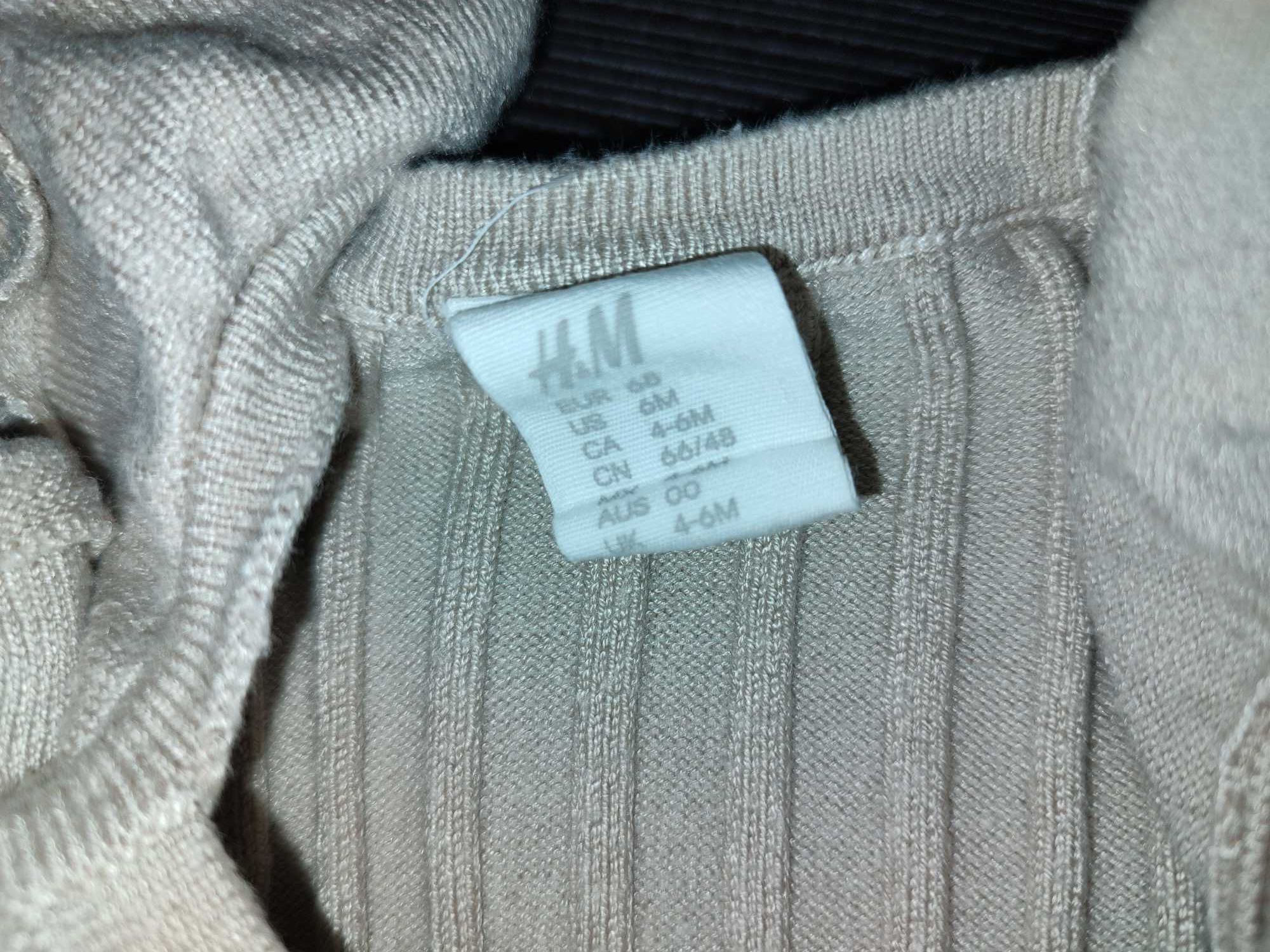 Spodnie kombinezon dziecięcy H&M r. 68