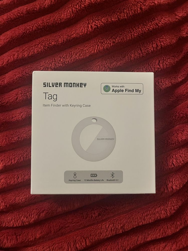 Silver monkey tag