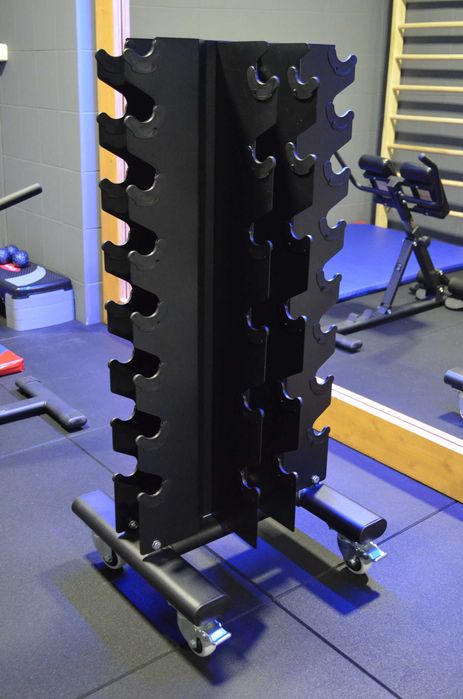 Stojak pionowy na Hantle HEX _ 14 Par_ na kółkach !!!