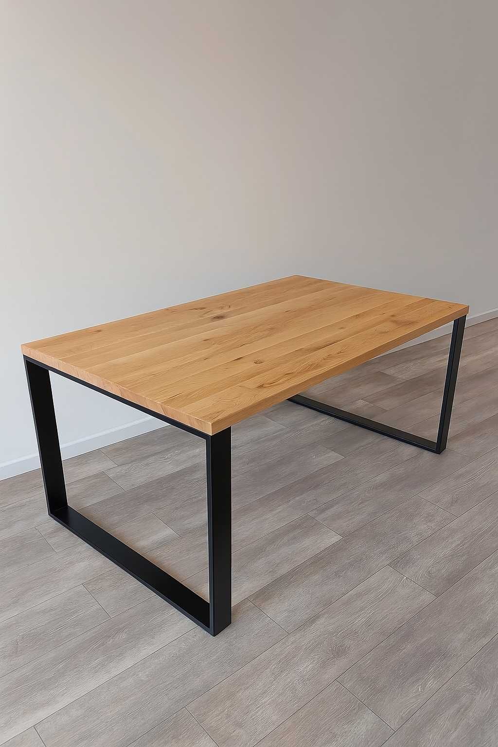 Stół Dębowy LOFT, 100% Lite Drewno, Różne Wymiary, Rozkładany.