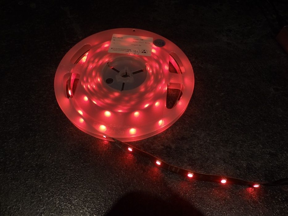 Taśma led RGB 5m+Kontroler RGB Pilot radiowy