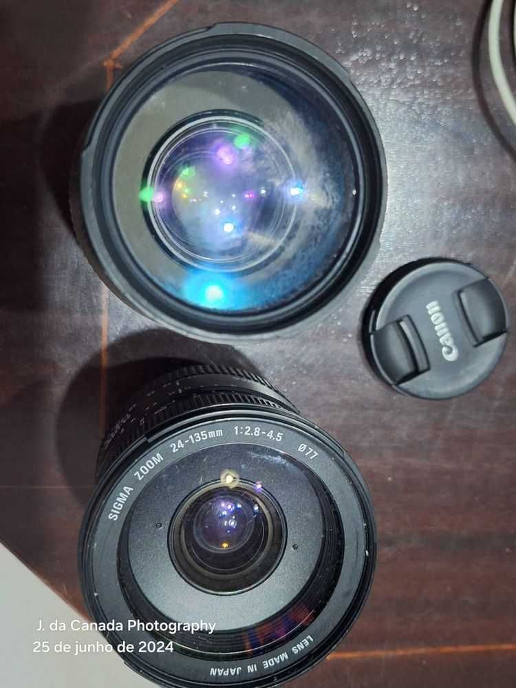 Lentes de maquina fotografica canon