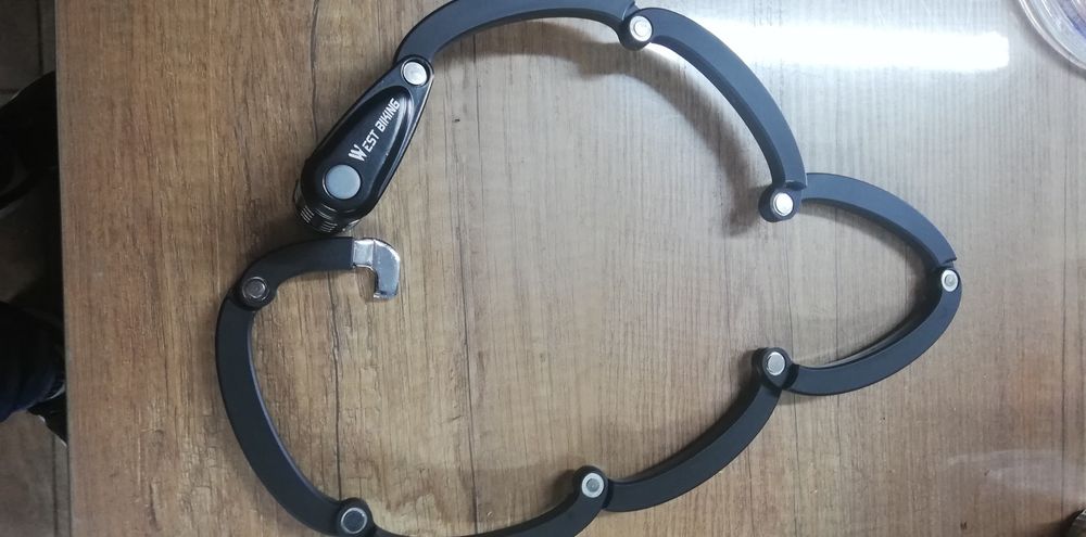 Zabezpieczenie Rowerowe Na Szyfr Zapięcie Składane