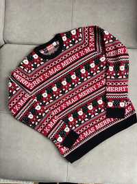 Sweterek sweter świąteczny chłopiec 164