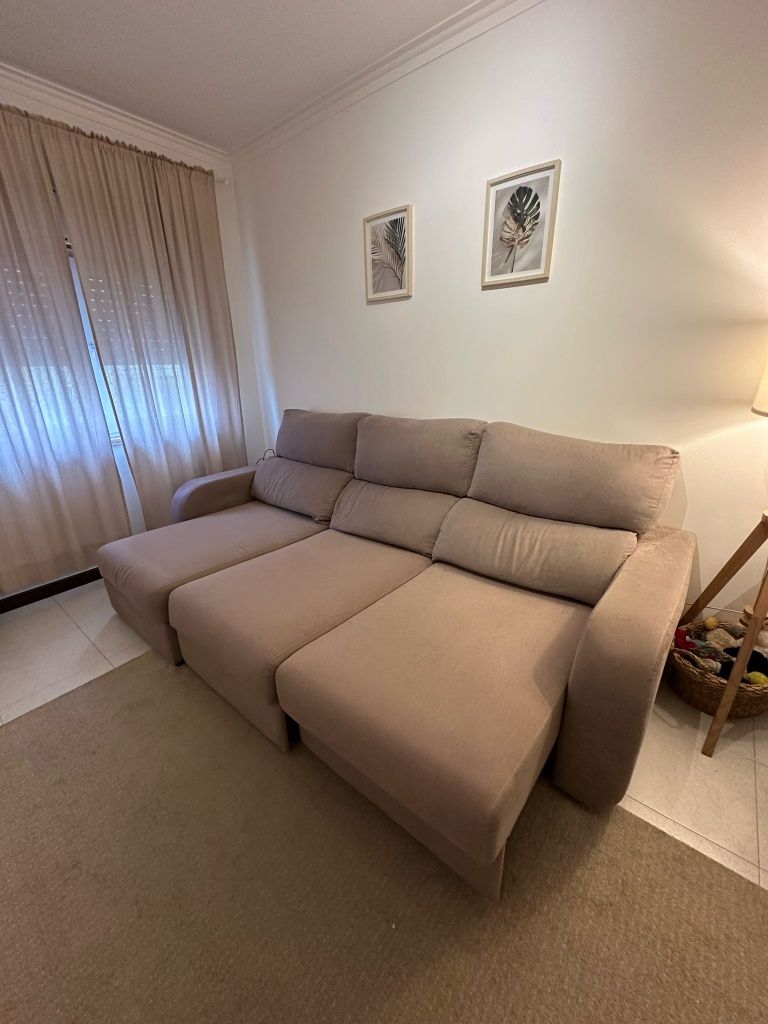 Sofá Chaise Long 3 a 4 lugares