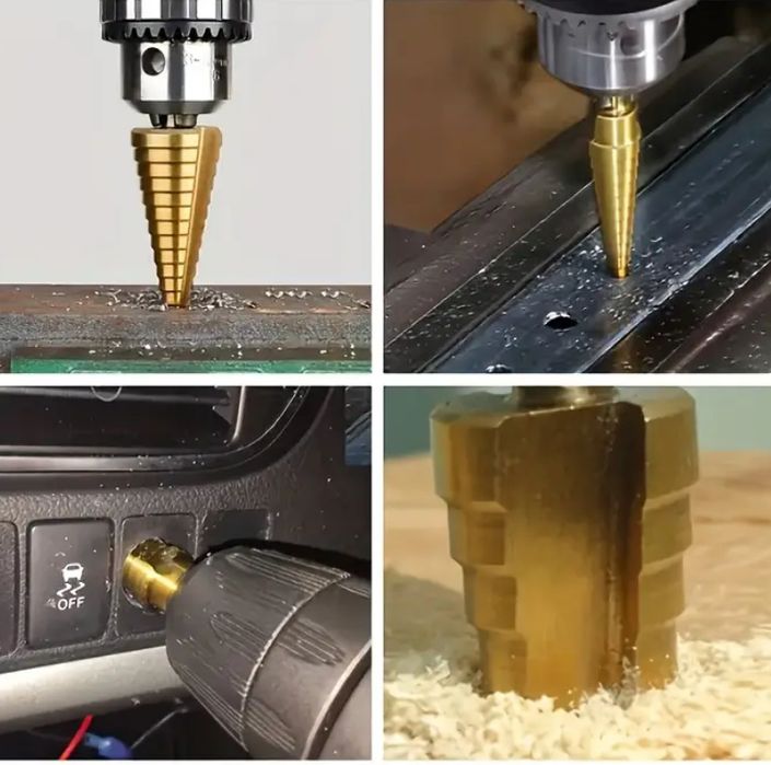 Ступенчатые свёрла ( набор) до 32 мм