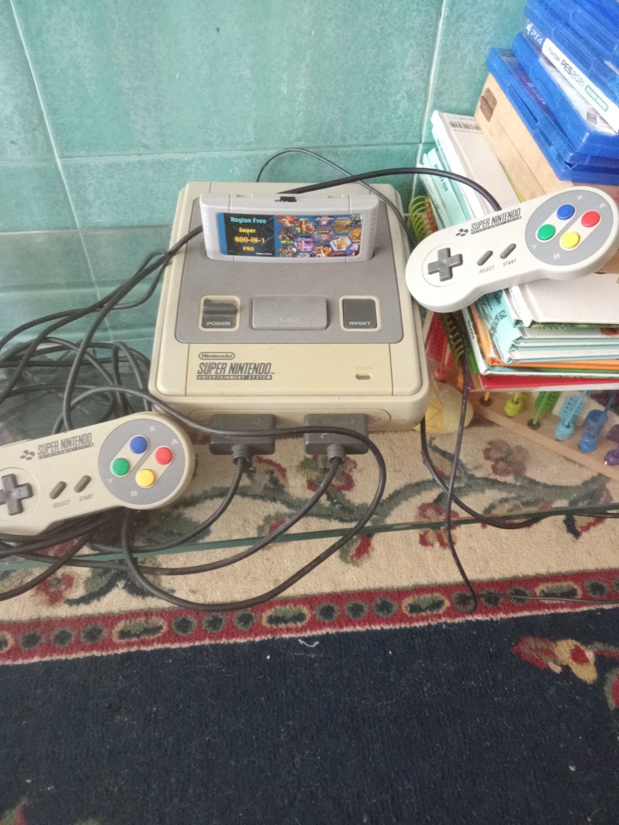 Super Nintendo com 800 jogos