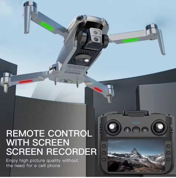 Dron SG109 MAX RC GPS WiFi 1200 m z ekranem LED.
