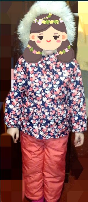 Тёплый зимний комбинезон