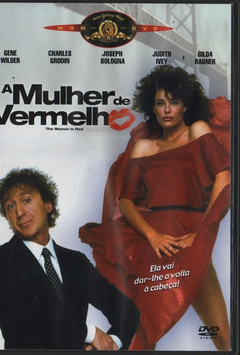 Dvd A Mulher de Vermelho - comédia - Gene Wilder/ Kelly Le Brock