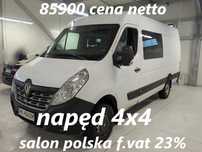 Renault Master 6 osób 4x4 tylko 69 tyś rok 2019 baza na kampera