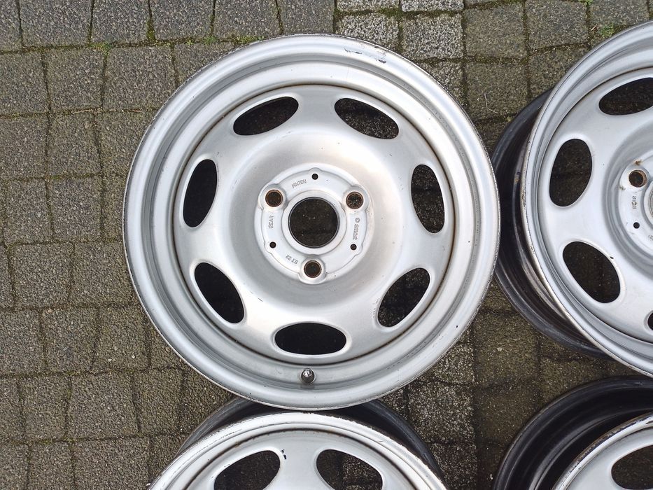 SMART FORTWO Felgi stalowe 15" KOMPLET Przód+Tył 5,5 + 4,5 ET22 + 23,5