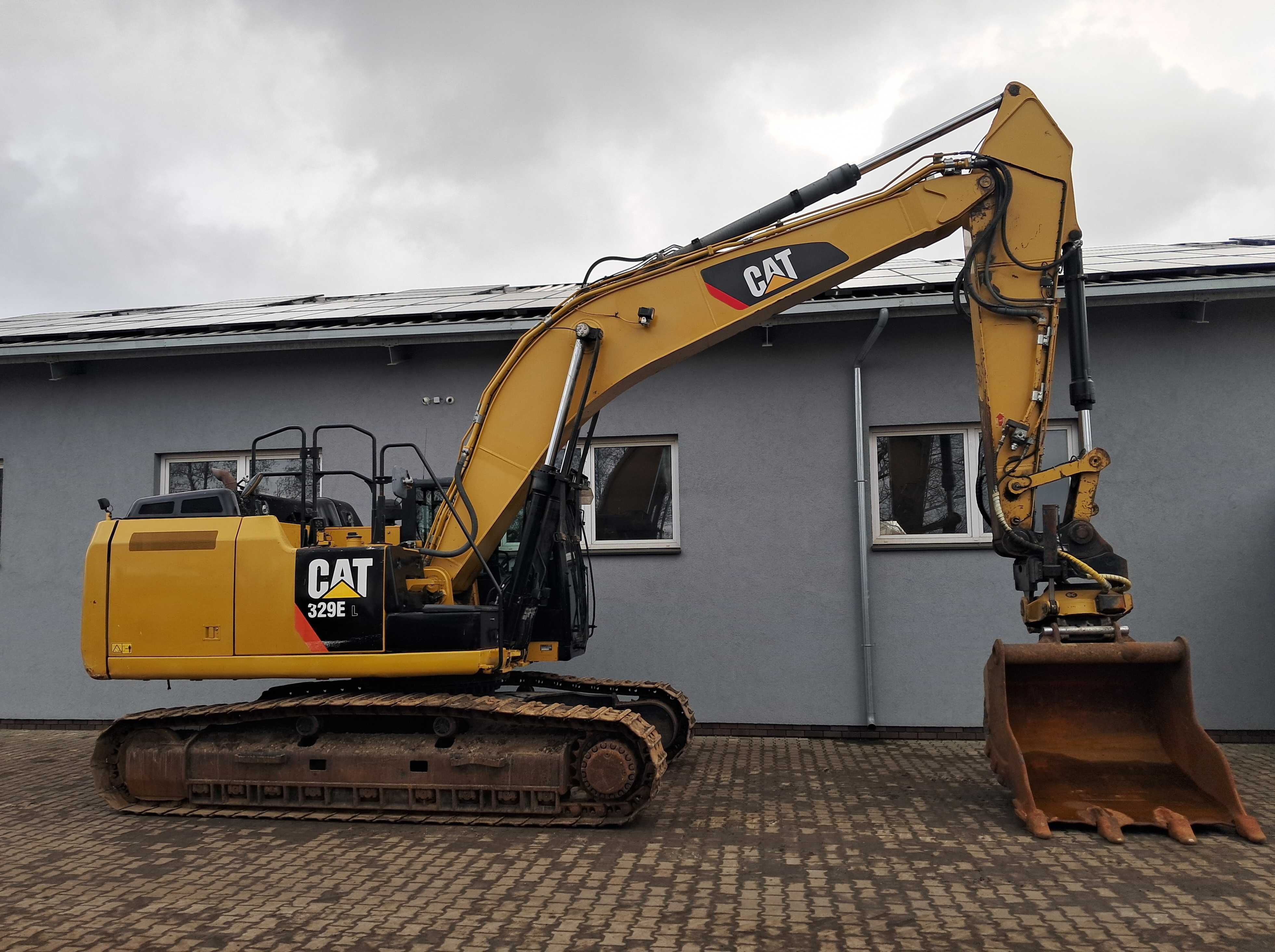 CATERPILLAR 329 EL Oryginał Rototilt ENGCON GPS 3D Centralne Smarowani