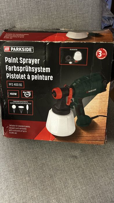 Pistolet do malowania Parkside nowy