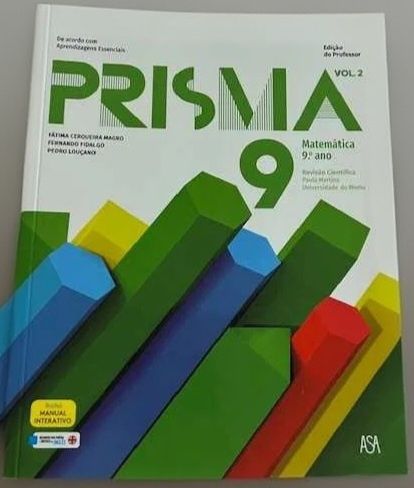 PRISMA 9 - Matemática 9⁰Ano - Projeto Completo Professor [Novo]