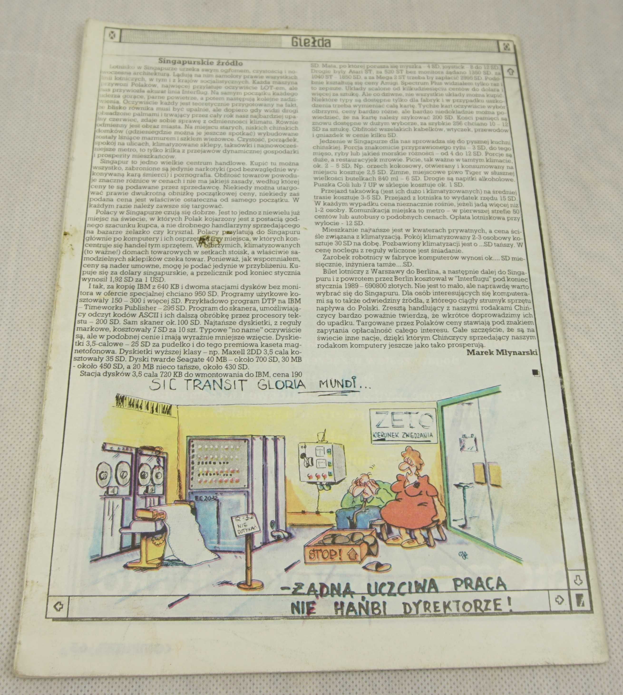 Czasopismo KOMPUTER 3/1989