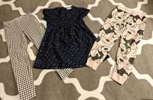 Sukienka mango, spodnie dresowe, leginsy calzedonia