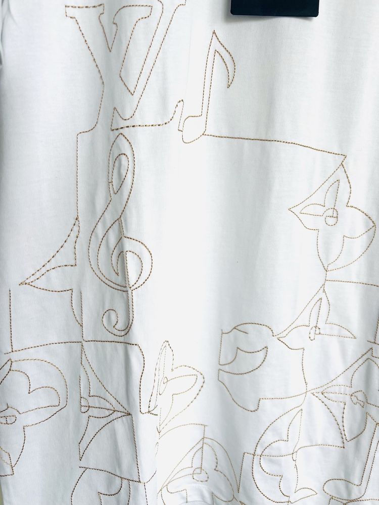 LV LOUIS VUITTON Koszulka męska tshirt nowy biała