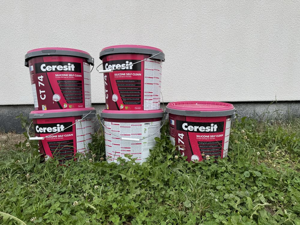 Tynk Silikonowy Ceresit CT74 biały 1.5mm