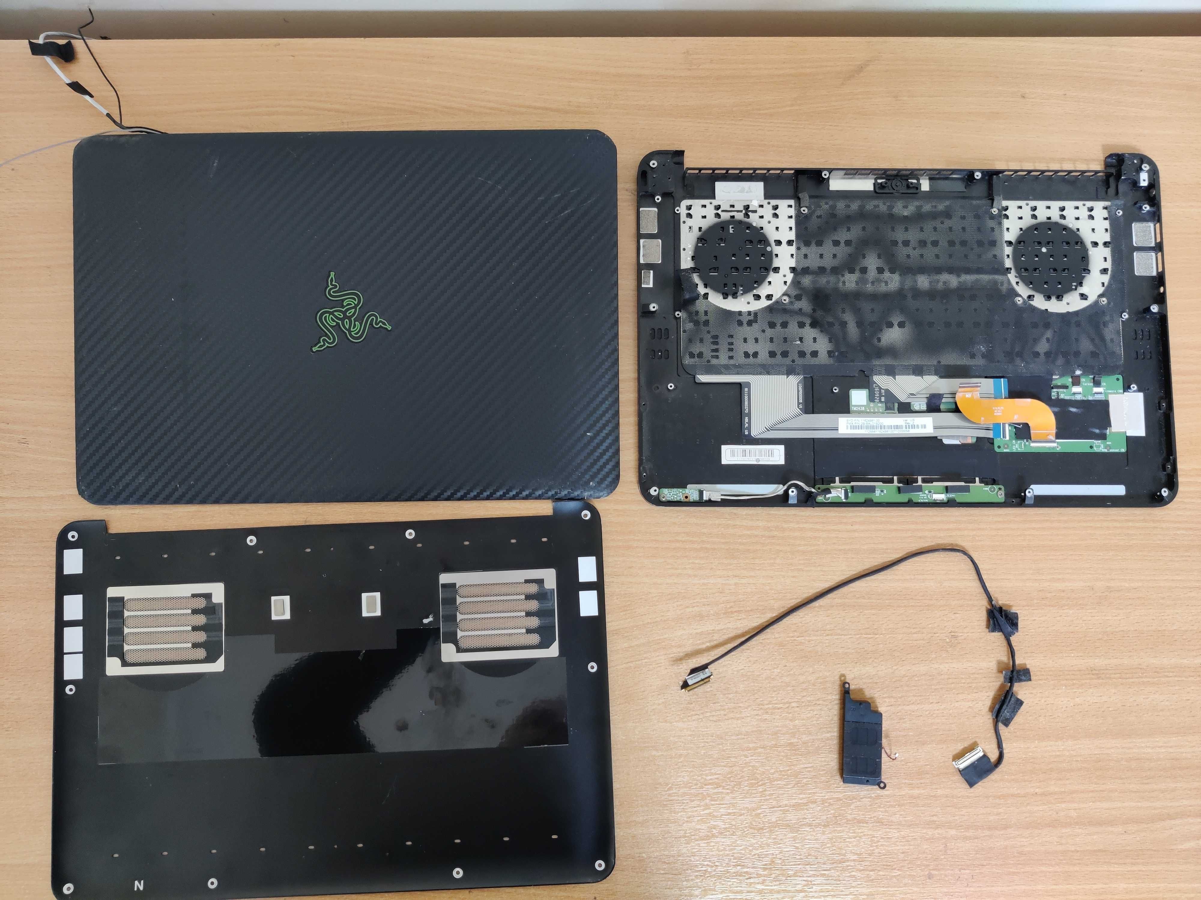 Razer blade 14 корпус топкейс клавиатура запчасти