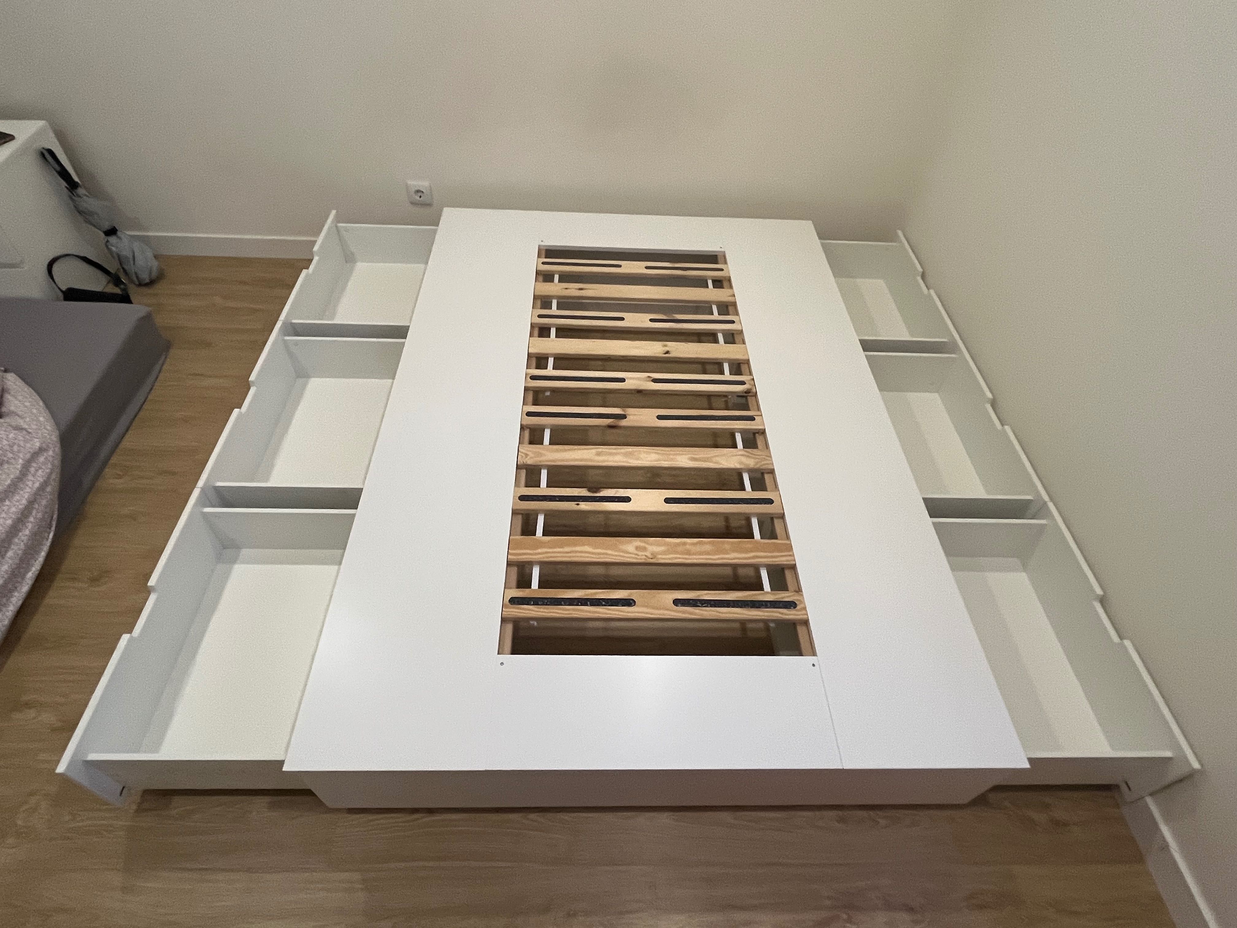 Cama de casal IKEA NORDLI 140x200
