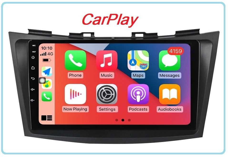 Android магнітола Suzuki Swift Android, Qled, USB, GPS, 4G, CarPlay!