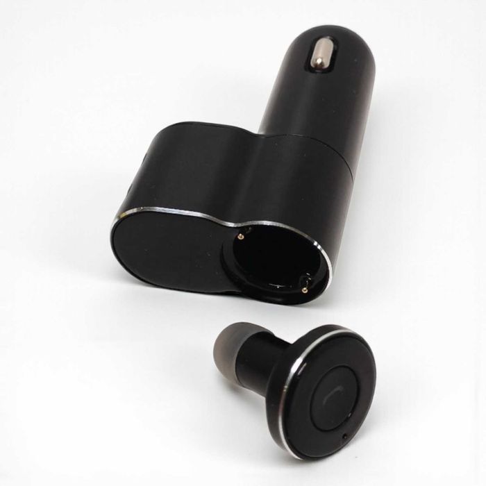 Cartrend ładowarka 2xUSB z zestawem słuchawkowym Bluetooth